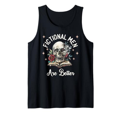 Spicy Bookish Merch Fiktive Männer Dark Romance Reader Frauen Tank Top von Book Lover Gifts