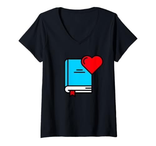 Damen Ich Liebe es zu lesen Ich Liebe es zu lesen, Bibliothekar, Bücherwurm, Buchliebhaber T-Shirt mit V-Ausschnitt Damen Ich Liebe es zu lesen Ich Liebe es zu lesen, Bibliothekar, Bücherwurm, Buchliebhaber T-Shirt mit V-Ausschnitt von Book Lover I Love Reading Literature Teacher Co
