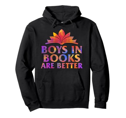 Jungen in Büchern sind der bessere Bibliothekar, Buchliebhaber, Bücherleser Pullover Hoodie Jungen in Büchern sind der bessere Bibliothekar, Buchliebhaber, Bücherleser Pullover Hoodie von Book Lover Tees by fjgnfrhr Co.