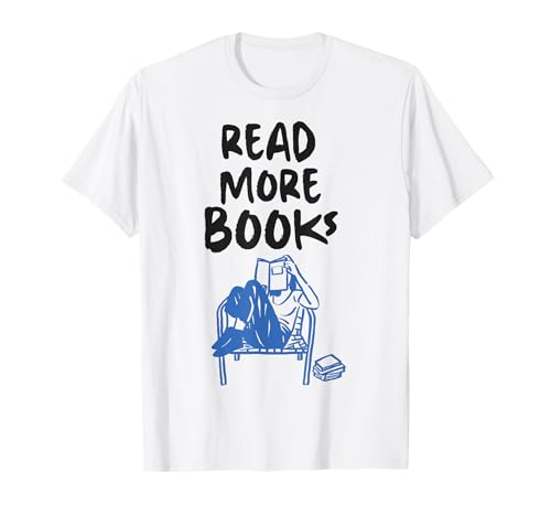 Lesen Sie mehr Bücher Girl Reading Bookish T-Shirt von Book Lover