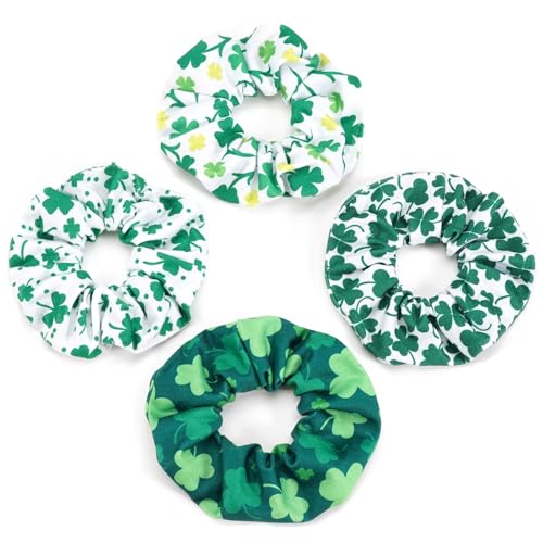 St. Patrick's Day Haargummis für Damen, Teenager, Mädchen, irisches Glück, grünes Kleeblatt, Haargummis, elastisches Haargummi, St. Patrick's Day Dekor, Haarschmuck St. Patrick's Day Haargummis für Damen, Teenager, Mädchen, irisches Glück, grünes Kleeblatt, Haargummis, elastisches Haargummi, St. Patrick's Day Dekor, Haarschmuck von Bookay