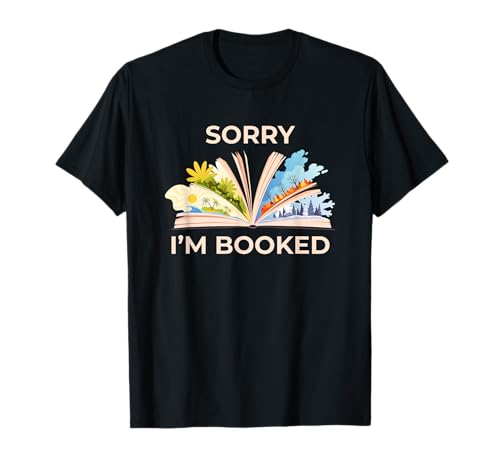 Leider Bin ich für Four Seasons Funny Book Girl gebucht T-Shirt Leider Bin ich für Four Seasons Funny Book Girl gebucht T-Shirt von Bookish Bookworm