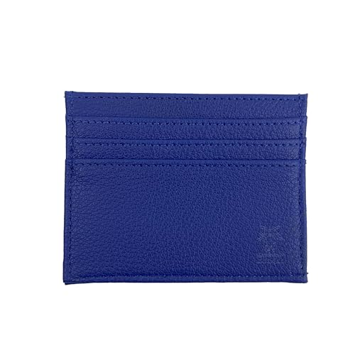 Bookjah Kartenetui Kreditkartenetui RFID Block kleine Geldbörse Damen Herren, marineblau, 10.5 cm * 7.7 cm * 0.5 cm, Casual von Bookjah