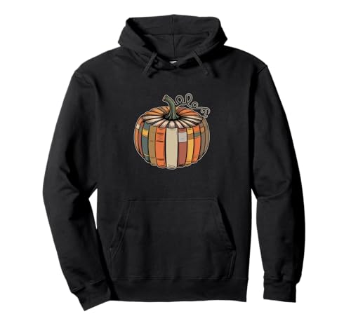 Herbst Thanksgiving Buch Kürbis Lehrer Lesen Männer Frauen Kind Pullover Hoodie von Books Pumpkin Teachers Halloween Thanksgiving