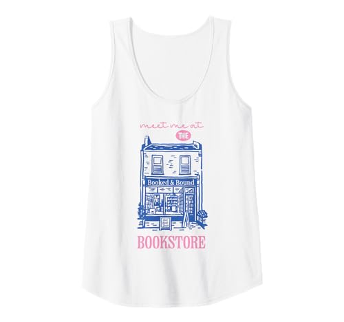 Damen Triff Mich in der Buchhandlung Cute Cozy Bookshop Reader Bookworm Tank Top Damen Triff Mich in der Buchhandlung Cute Cozy Bookshop Reader Bookworm Tank Top von Books Readers Reading Club Literary Quote Shirts