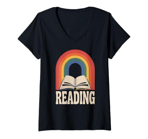 Damen Buchliebhaber-Design für Leser T-Shirt mit V-Ausschnitt Damen Buchliebhaber-Design für Leser T-Shirt mit V-Ausschnitt von Books Reading Book Humor Love Books