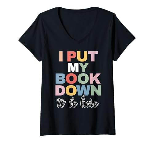 Damen Buchliebhaber-Design für Leser T-Shirt mit V-Ausschnitt Damen Buchliebhaber-Design für Leser T-Shirt mit V-Ausschnitt von Books Reading Book Humor Love Books