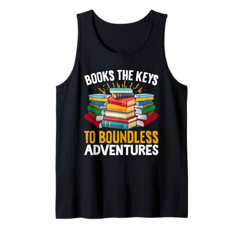 Bücher Die Schlüssel zu grenzenlosen Abenteuern Tank Top Bücher Die Schlüssel zu grenzenlosen Abenteuern Tank Top von Books The Keys To Boundless Adventures Read Gift