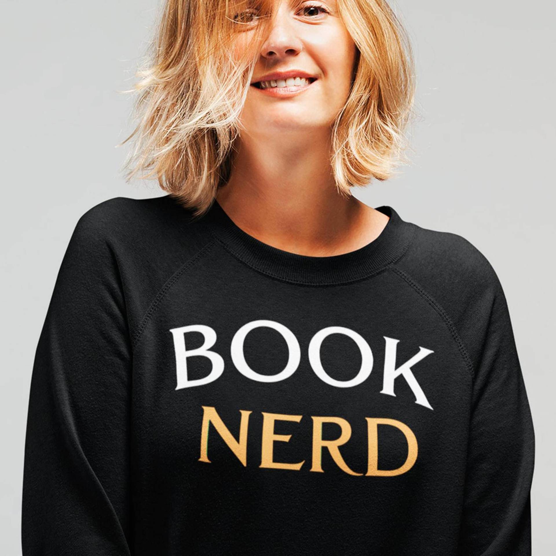 Buch Nerd Sweatshirt | Unisex Literatur Pullover Bücherwurm von BooksandBards