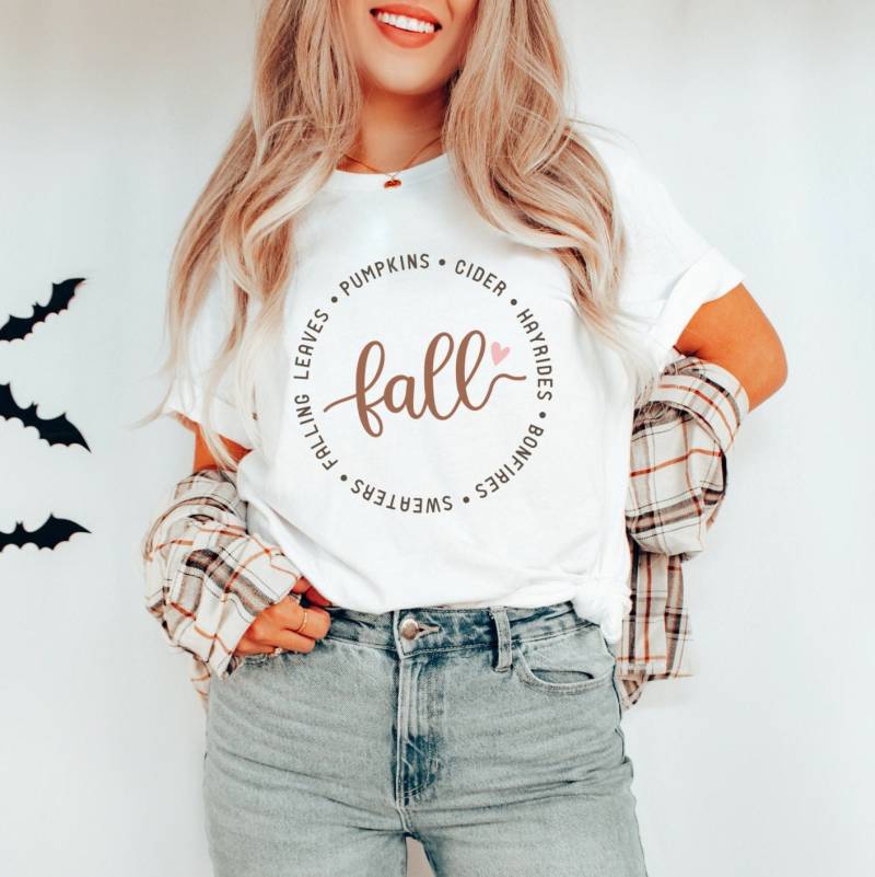 Autumn Tshirt Fall Essentials - Herbstliebe Shirt Thanksgiving Pumpkin Motif Cottagecore von BooksandBotany