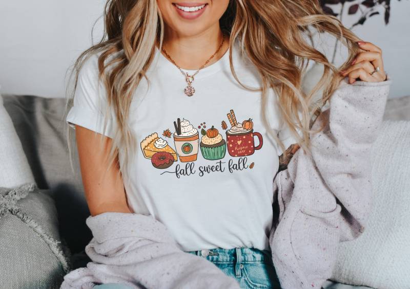 Herbst Tshirt Autumn Food Pumpkin Spice - Shirt Boho Kleidung Herbstliches Herbstmotiv von wodieLIEBElebt