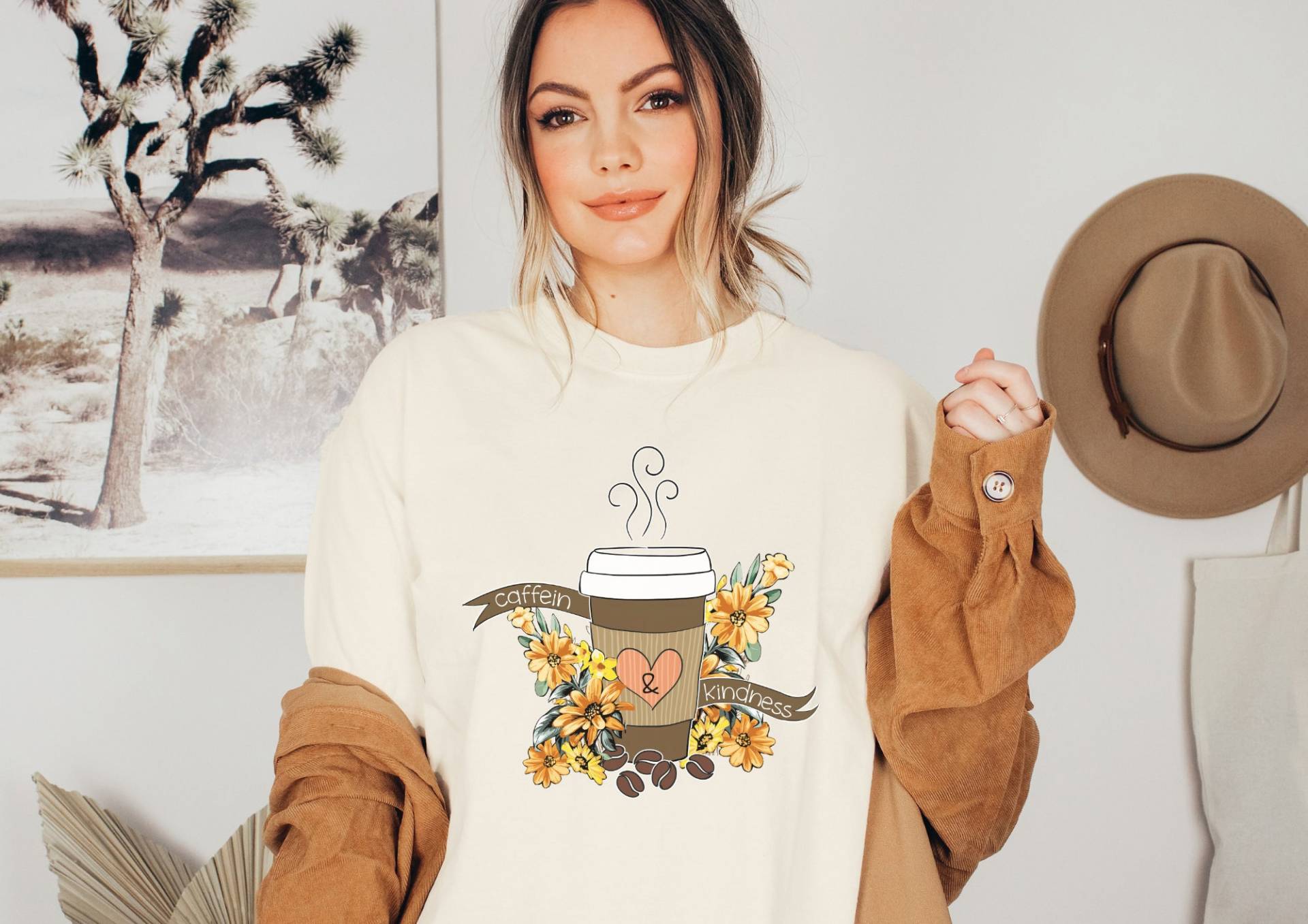 T-Shirt But First Coffee - Kaffee Liebe Outfit Geschenk Coffee Geschenkidee Barista First Uni von BooksandBotany