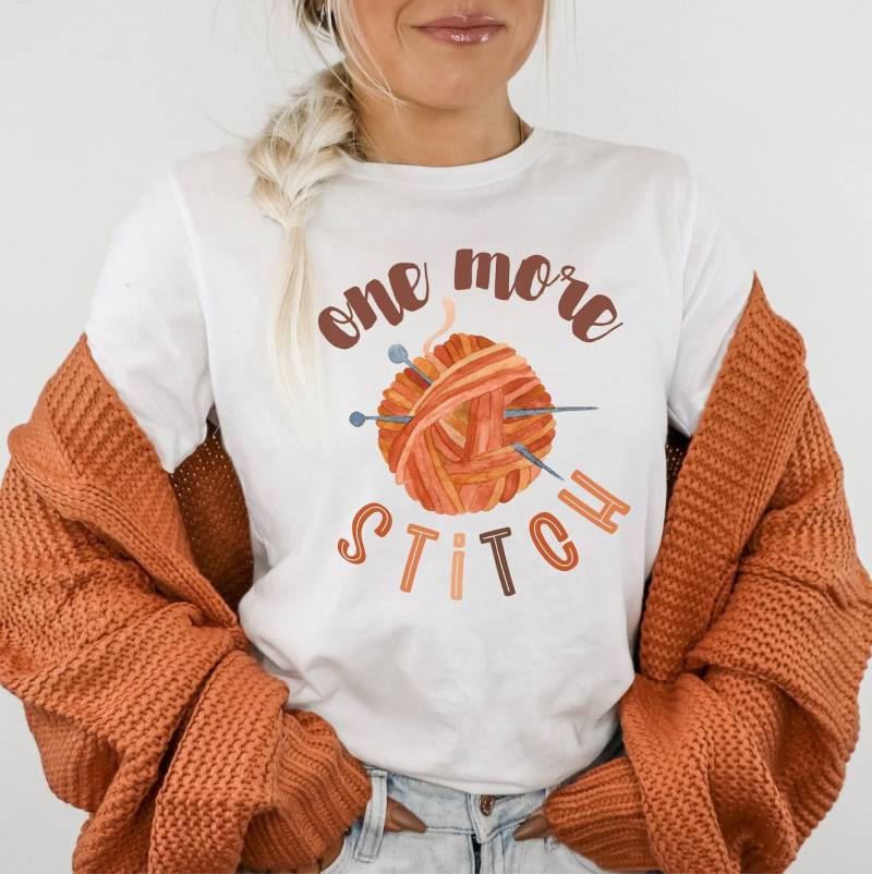 stricken T-Shirt - Geschenk Nähen Sewing Lover Shirt Cottagecore Nähenshirts Handarbeit von wodieLIEBElebt