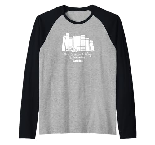Herren Es gibt Keine solchen Dinge wie zu viele Bücher Raglan Herren Es gibt Keine solchen Dinge wie zu viele Bücher Raglan von Bookworm