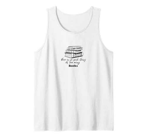 Herren Es gibt Keine solchen Dinge wie zu viele Bücher Tank Top Herren Es gibt Keine solchen Dinge wie zu viele Bücher Tank Top von Bookworm