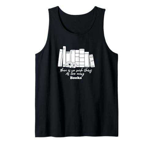 Herren Es gibt Keine solchen Dinge wie zu viele Bücher Tank Top Herren Es gibt Keine solchen Dinge wie zu viele Bücher Tank Top von Bookworm