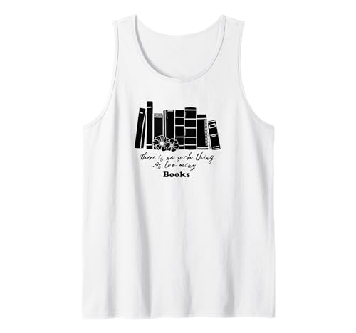 Herren Es gibt Keine solchen Dinge wie zu viele Bücher Tank Top Herren Es gibt Keine solchen Dinge wie zu viele Bücher Tank Top von Bookworm