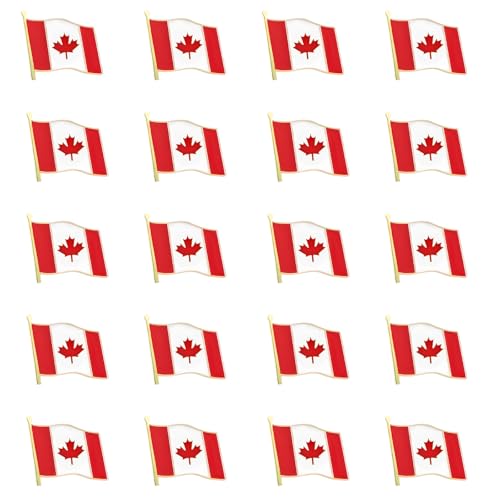 20 Stück Kanada Flagge Pin Abzeichen Metall Broschen Ahornblatt Kanada Anstecknadel Anstecker Nationalflaggen Pins Canada Fahnenpin für Kleidung Hüte Taschen Rucksack Jacke Männer Frauen 20 Stück Kanada Flagge Pin Abzeichen Metall Broschen Ahornblatt Kanada Anstecknadel Anstecker Nationalflaggen Pins Canada Fahnenpin für Kleidung Hüte Taschen Rucksack Jacke Männer Frauen von BoomTeck