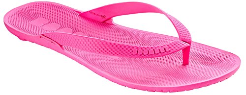 Boombuz Taiga Basic Naked Herren Zehentrenner, Zehenspreitzer, Flip Flips (44, Magenta/Rosa) von Boombuz