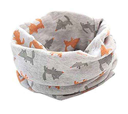 PAADIYA Boomly Baby Loop Schal Kragen Herbst warm Halstücher Baumwollschal O-Ring Nackenwärmer Bandana Rundschal Kinderschal von PAADIYA