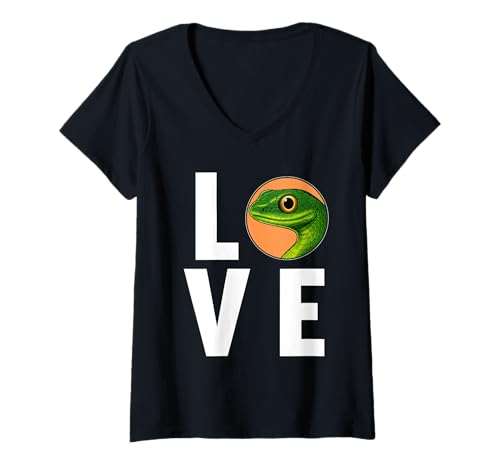 Damen Boomslangs Boomslang T-Shirt mit V-Ausschnitt von Boomslangs Boomslang Tier Shop
