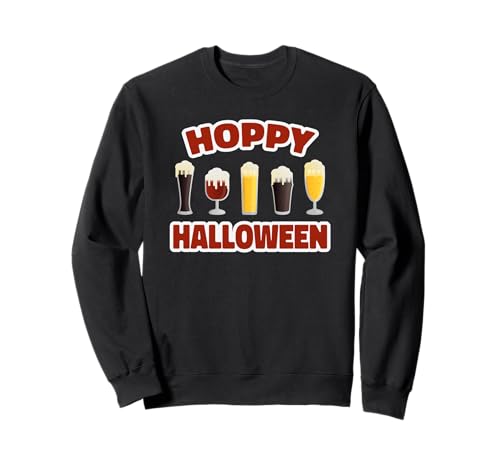 Hoppy Halloween - Biertrink-Shirts für Damen und Herren Sweatshirt von Boos - Halloween Drinking Shirts for Women & Men