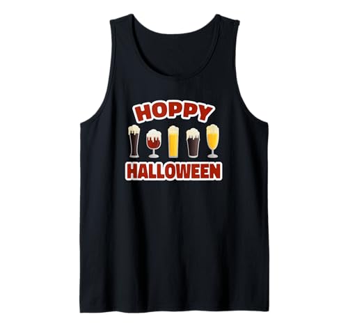 Hoppy Halloween - Biertrink-Shirts für Damen und Herren Tank Top von Boos - Halloween Drinking Shirts for Women & Men