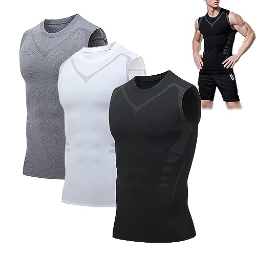 Ionic Shaping Vest, Men Chest Gynecomastia Compression Top von Booso