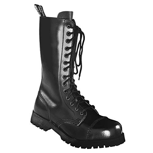 Boots & Braces - 14 Loch Stiefel Rangers Schwarz Größe 40 (UK6) von Boots & Braces