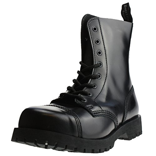 Boots & Braces - 8 Loch Stiefel Rangers Schwarz Größe 43 (UK9) von Boots & Braces