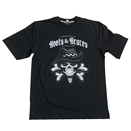 Boots & Braces - Skull II T-Shirt Größe L von Boots & Braces
