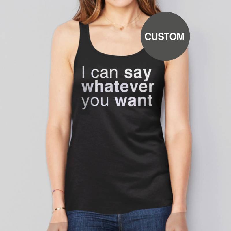 Individuell Hergestelltes Tank Top Für Frauen Oder Männer | Personalisiertes Mit Benutzerdefiniertem Text, Individuelles Geschenk Frauen von BootsTees