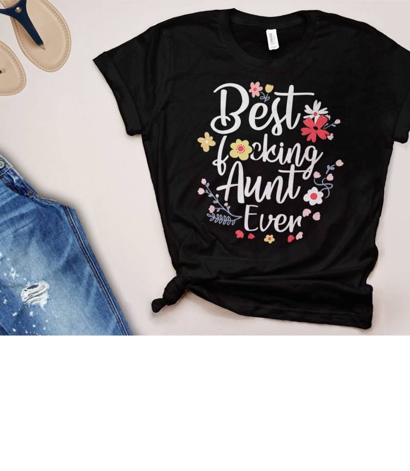 Lustiges Tante Shirt | Best Aunt Ever Tshirt Für Tante, Lustiges Geschenk T-Shirt Mit Spruch, Von Nichte, Schwester Geschenkidee von BootsTees