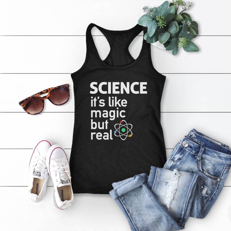 Wissenschaft Tank Top, Frauen Lustige Tank-Top Mit Spruch, Mens Tank, Wissenschaftler Geschenk Für Lehrer Shirt, Seine Wie Magie Aber Real Wissenschaft Tank Top, Frauen Lustige Tank-Top Mit Spruch, Mens Tank, Wissenschaftler Geschenk Für Lehrer Shirt, Seine Wie Magie Aber Real von BootsTees