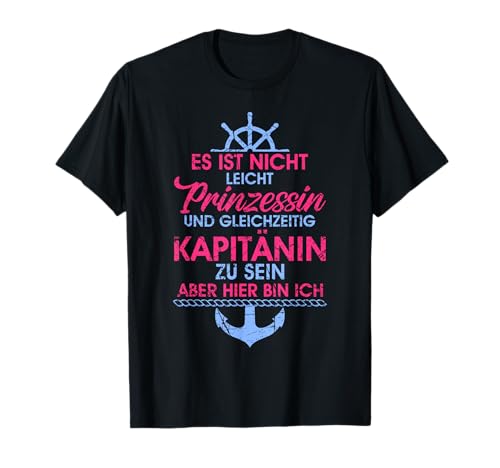 Lustiger Frauen Spruch Boot Geschenk Kapitänin Segler Anker T-Shirt Lustiger Frauen Spruch Boot Geschenk Kapitänin Segler Anker T-Shirt von Bootsfahrer Geschenk & Segler Spruch Geschenkidee