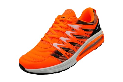 Bootsland 220 Neon Sneaker Sportschuhe Luftpolster Damen Herren, Schuhgröße:42 von Bootsland