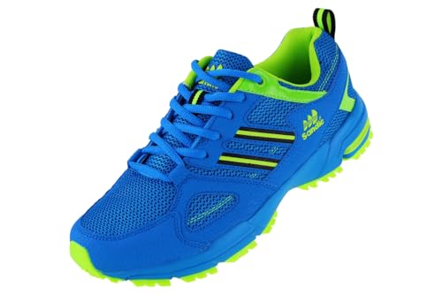 Bootsland 671 Neon Turnschuhe Sneaker Sportschuhe Unisex, Schuhgröße:36 von Bootsland