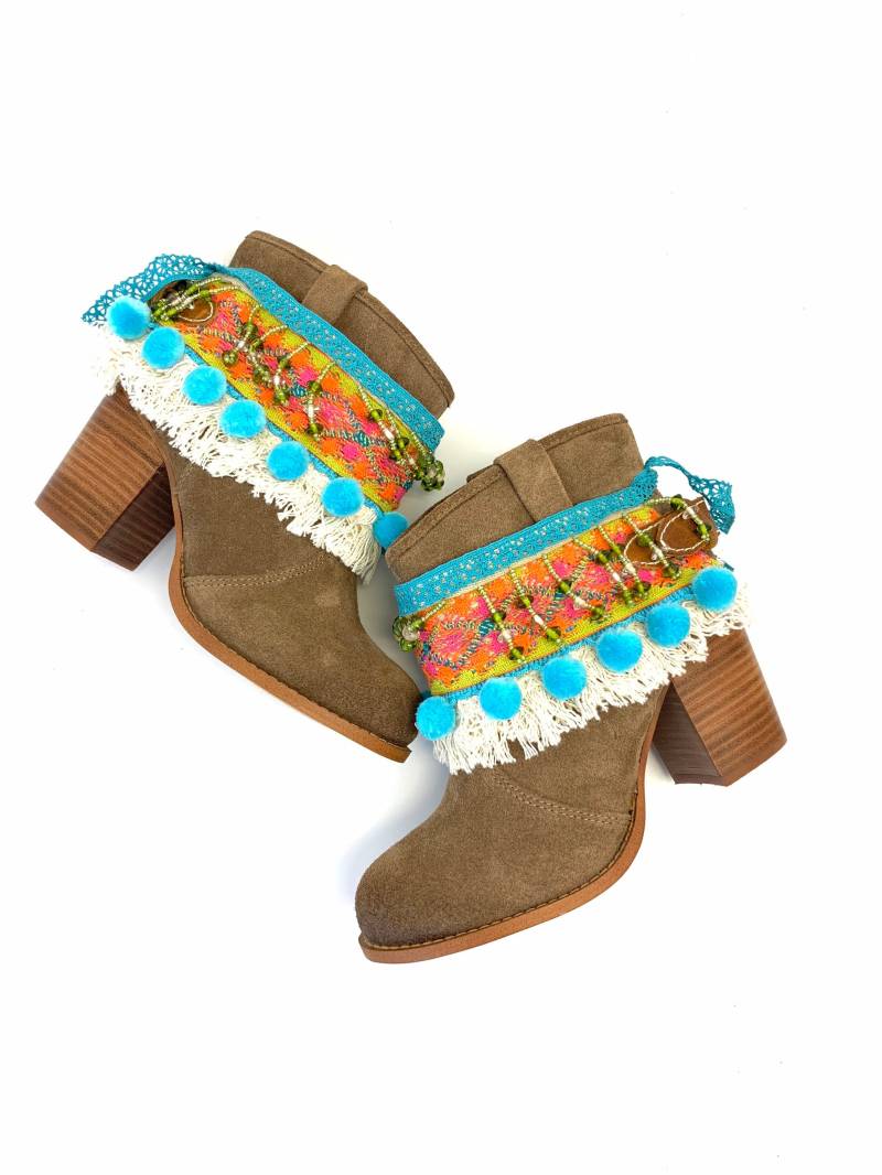 Verstellbare Stiefelmanschetten Western-Schuhstiefel-Schmuck von Bootsologie