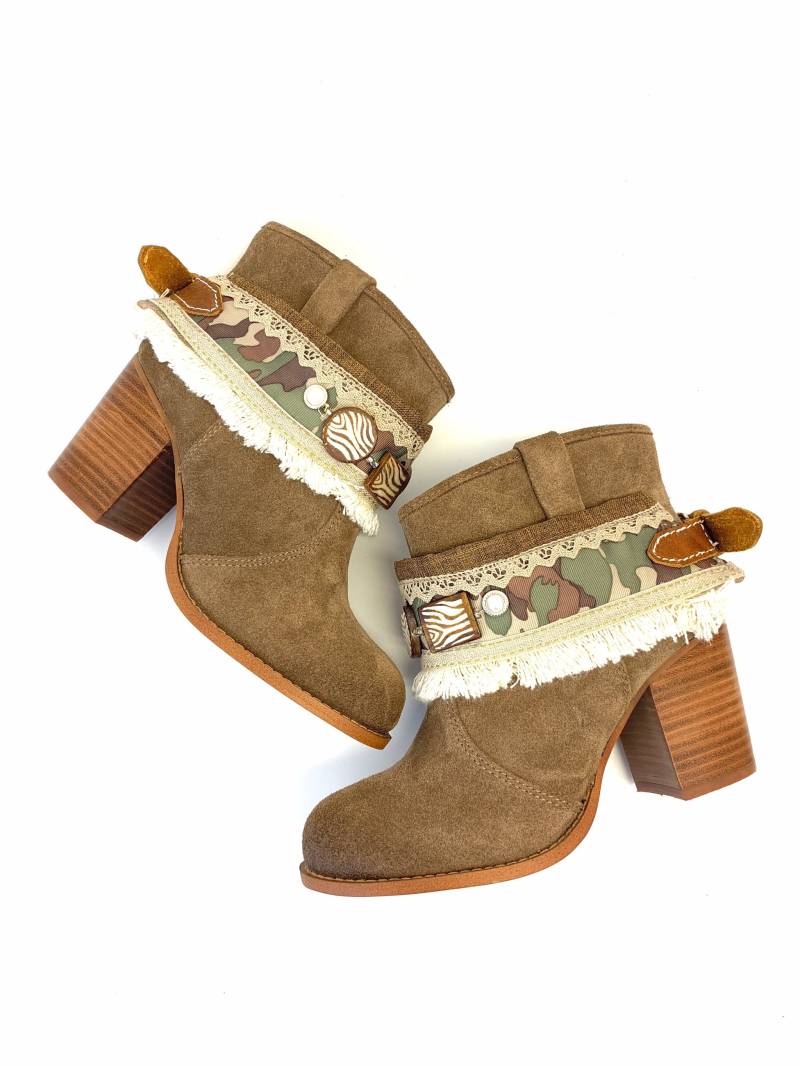 Verstellbare Western-Stiefel-Manschetten Einzigartiger Stiefelschmuck von Bootsologie