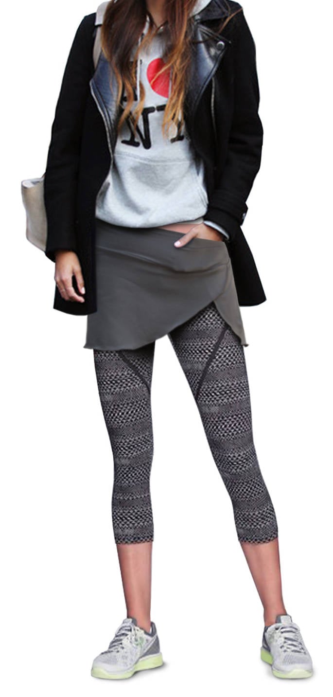 Grauer Beutenschal Rock Aus Baumwoll-Spandex von BootyShawl