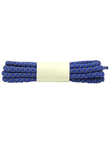 Boowhol Reflektierende Verfärben Rundsenkel Runden Schnürsenkel Shoelaces für Kinder und Erwachsene,Breit 0.4CM (120 CM, Dunkel blau) von Boowhol