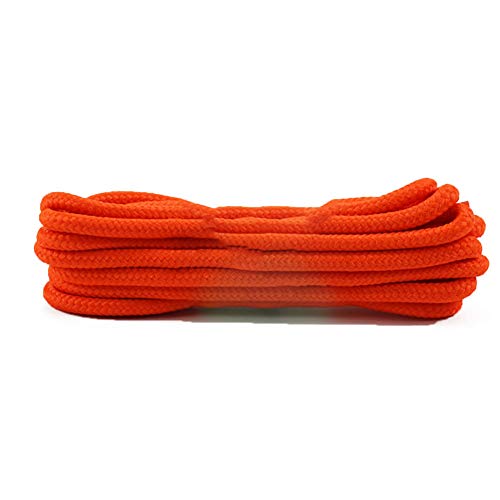 Boowhol Unisex Kinder Erwachsene Schuhband Rund Schnürsenkel Shoelace Breit 0.4CM, Länge: 70-150 CM (70 CM, Orange) von Boowhol