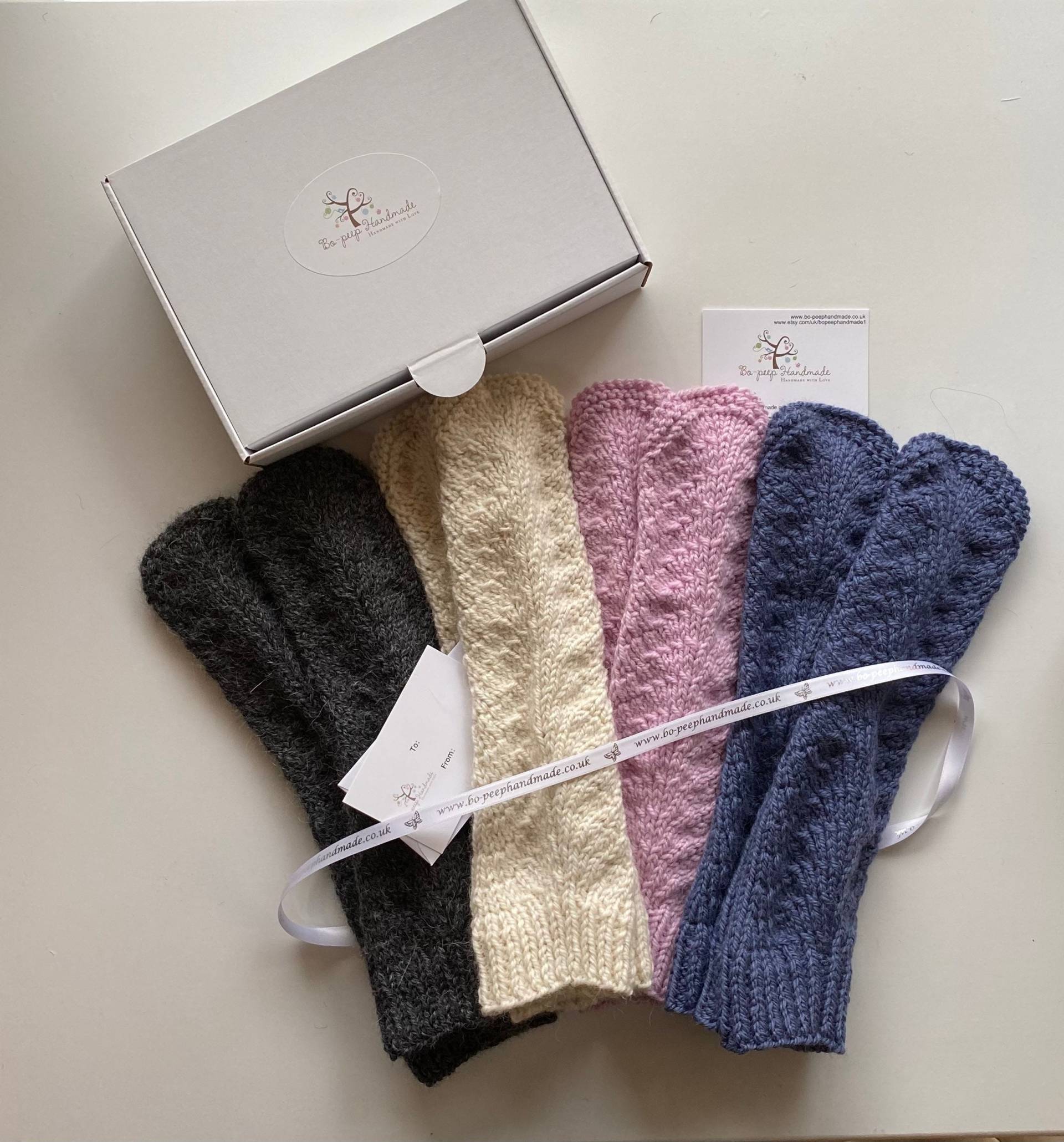 Fingerlose Handschuhe - Alpaka Und Wolle Aran Gewicht von Bopeephandmade1