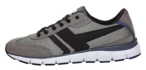 Boras Fashion Sports Goal Sneaker in Übergrößen Grau 5250-1578 große Herrenschuhe, Größe:49 von Boras