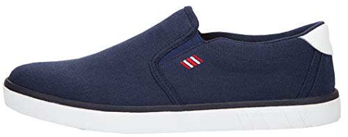 Boras SP Canvas Slip-On Slipper in Übergrößen Blau 5205-1573 große Herrenschuhe, Größe:46 von Boras