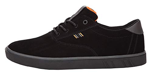 Boras SP Sports Sneaker Suede Sneaker in Übergrößen Schwarz 5208-1549 große Herrenschuhe, Größe:46 von Boras