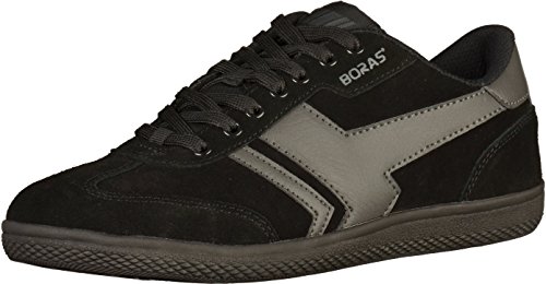 Boras Socca Sneaker Schuh Freizeit Sport Veloursleder Dryfeel-Futter schwarz 43 von Boras