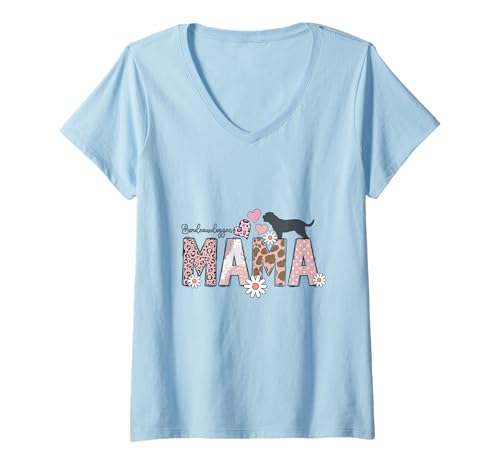 Damen Bordeauxdogge Dogue de bordeaux Hund T-Shirt mit V-Ausschnitt Damen Bordeauxdogge Dogue de bordeaux Hund T-Shirt mit V-Ausschnitt von Hunde Bordeaux Dogge Geschenk