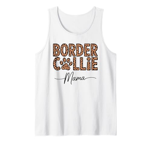 Leopardenmuster Border Collie Mama Tank Top Leopardenmuster Border Collie Mama Tank Top von Border Collie Dog Lover Gifts