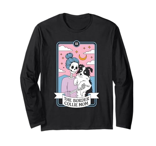 Die Border Collie Mama Langarmshirt Die Border Collie Mama Langarmshirt von Border Collie Mama Tarot